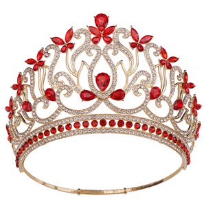 Nouvelle Couronne de Mariée 2026 au Design Vintage, Tiara <span class=keywords><strong>Magnifique</strong></span> pour Femme, Accessoire Cheveux de Mariage, Bijou de Cheveux de Luxe en Alliage pour Mariée - Product Image 6