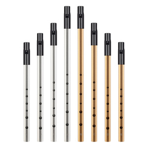 EW-instrumento de viento de aleación de aluminio, 6 agujeros, silbato de estaño para principiantes - Product Image 1