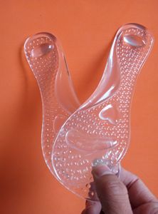 Alfombrilla de silicona Sandalia Arco oculto Medias yardas Zapatos de amortiguación, <span class=keywords><strong>Suela</strong></span> de pie de silicona - Product Image 4