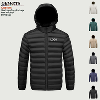 Veste matelassée à capuche amovible pour homme, matelassage horizontal, coupe-vent, veste d'hiver décontractée, grande taille 8XL