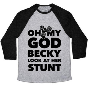 Oh My God Becky Look at Her Stunt Camiseta de béisbol unisex de mezcla triple - Product Image 1