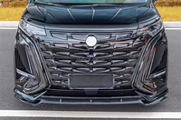 Kit carrosserie pour BYD DENZA-D9 style GF Facelift, comprenant lèvre avant, lèvre arrière, jupes latérales, diffuseur arrière et spoiler, en PP noir brillant, compatible 2022+ Tengshi-D9