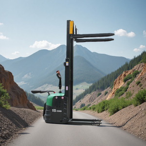 Preço de fábrica Empilhador De Paletes Elétrico Completo 3m 1.5 Ton Capacity Loading Empilhadeira Hidráulica Com Bateria De Carregamento - Product Image 6