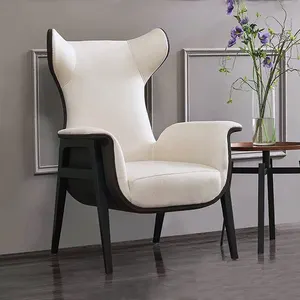 Silla de recepción de ocio para Club de Hotel con respaldo alto Simple y moderno, silla Wingback para sala de estar, sillón de ocio perezoso, sofá, silla individual
