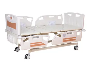 클리닉 간호 조정 가능한 침대 5 기능 수동 병원 침대 환자용 홈 의료 침대