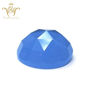Piedra preciosa de corte de rosa con espalda plana redonda de alta calidad - Product Image 3