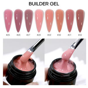 Gel Akrilik Pembangun Kuku Hard Gel Ekstensi Kuku Jelly UV Gel Private Label <span class=keywords><strong>Pink</strong></span> 30ml 108 Warna Bebas Hema - Product Image 1
