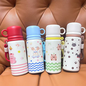 Bouteille d'eau isotherme personnalisée en acier inoxydable 316 pour femmes, motif dessin animé pour enfants, grande capacité, pour étudiants - Product Image 1