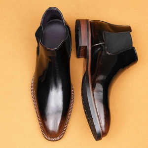 Chaussures habillées pour hommes en cuir véritable britannique de haute qualité, design de luxe très prisé pour les affaires, avec fermeture à lacets et motif fait main - Product Image 6