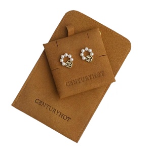 Sac à bijoux en velours avec insert en microfibre et pochette de collier rembourrée à bouton-pression pour un rangement et une organisation pratiques - Product Image 5