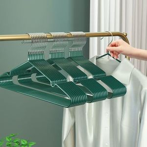 Plastic-coated Clothes Hanger Thickened Non-slip Rectangle Hook Type For Clothes Drying Rack Household Use - Product Image 1