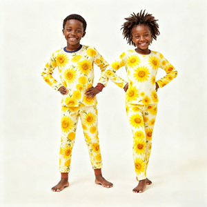 <span class=keywords><strong>Pyjama</strong></span> en fibre de bambou personnalisé Joymay pour enfants, vêtements de maison tendance, vente chaude, <span class=keywords><strong>pyjama</strong></span> pour garçons et filles, ensemble de <span class=keywords><strong>pyjama</strong></span> à manches longues pour enfants - Product Image 2