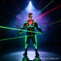 Costume LED Lumineux à Couleurs Changeantes pour Spectacles de Nuit, Scène, Bar, KTV, Uniforme de Personnel, Costume Lumineux pour Performance