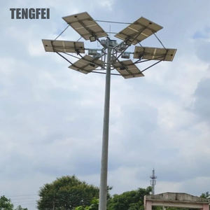 Tengfei المصنع مباشرة الشمسية HID IP66 الألومنيوم في الهواء الطلق عالية الصاري ضوء للطريق - Product Image 3