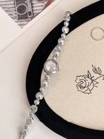Reloj GEDI-62055 Romántico, Moderno, de Alta Gama, Exquisito y Lujoso, Regalo de San Valentín o Cumpleaños para Mujer, Pulsera con Esfera Redonda Mini en Tono Dorado