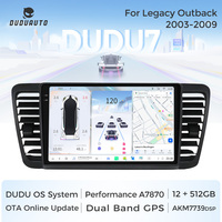 DUDUAUTO DUDU7 Smart Android Car Radio Player inalámbrico carplay para Subaru Outback 3 Legacy 4 2003-2009