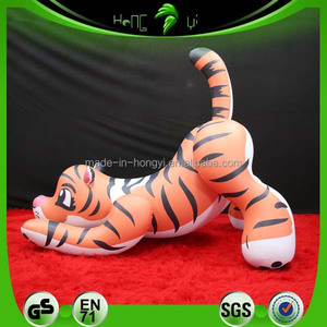 Hongyi Tùy Chỉnh <span class=keywords><strong>Inflatable</strong></span> Cam Hổ Đáng Yêu Lạm Phát Pooltoy Búp Bê Cho Người Lớn - Product Image 3