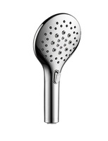 3F8858 Douche à main en ABS chromé 3 fonctions à haute pression et économie d'eau avec inverseur pour salles de bains