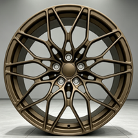 Rines de Aleación de Aluminio Forjado Monobloque Personalizados de 15-26 Pulgadas 7-13J, Diseño Cóncavo Pulido, Nuevos para Automóviles de Pasajeros, Retrofit de 25 mm ET