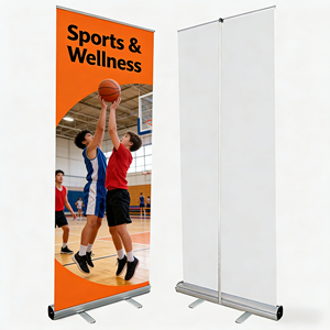 Expositor de Banner Enrollable Retráctil de Aluminio Personalizado, Ajustable y Portátil para Publicidad, Eventos, Promociones y Exposiciones - Product Image 4