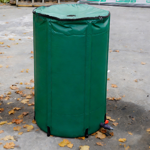 Keyubo 200L – Collecteur d'eau <span class=keywords><strong>de</strong></span> <span class=keywords><strong>pluie</strong></span> pliable en PVC durable, équipement portable avec fonction étanche, baril <span class=keywords><strong>de</strong></span> récupération d'eau <span class=keywords><strong>de</strong></span> <span class=keywords><strong>pluie</strong></span> - Product Image 1