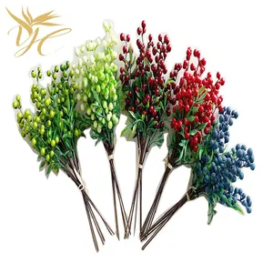 High quality Christmas decoration with artificial foam berries and artificial flower for home decor