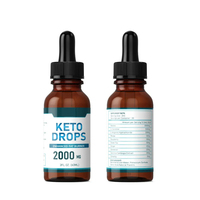 Produits coupe-faim : Gouttes Keto BHB Pures pour la combustion des graisses, favorisent la minceur, accélèrent la cétose, Gouttes KetoDiet, Vitamines