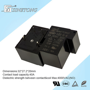 SINETONG-Relé de potencia en miniatura T90 de 4 pines, termostato sellado SPST SPDT para 12V, 24V, 220V, tamaño miniatura - Product Image 3