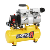 Gonfleur de pneu silencieux 220V 10L Machines Mini compresseur d'air sans huile silencieux
