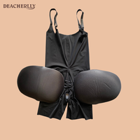 Bodysuit Gainant Rembourré Sans Couture Rehausseur de Hanches et Fesses Lisse Ventre Invisible