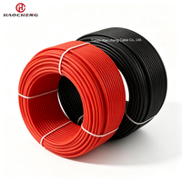 Câble solaire de haute qualité 1500V rouge ou noir, conducteur en cuivre toronné, isolation PVC, gaine XLPE