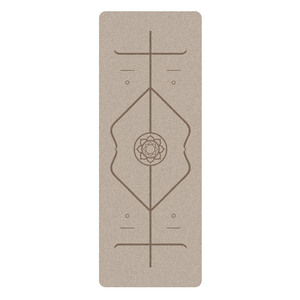 Tapis de yoga en caoutchouc naturel de forme ovale, tapis de yoga en forme de capsule arrondie de luxe, écologique, personnalisé, à deux extrémités, nouvelle génération - Product Image 5