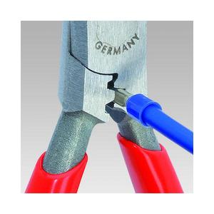 KNIPEX - 13 05 160 T Alicates para electricistas cromados, mangos con empuñaduras multicomponente, con fijación de correa integrada p - Product Image 2