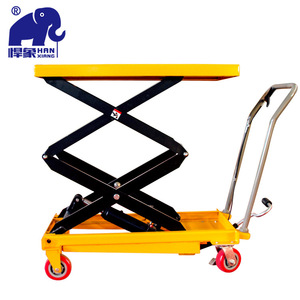 Mesas elevadoras hidráulicas portátiles de venta directa de fábrica 150 300 350 500 800 1000 1500 kg CE elevador de mesa móvil con ruedas - Product Image 2