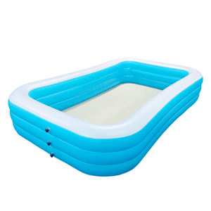 Piscine <span class=keywords><strong>gonflable</strong></span> <span class=keywords><strong>rectangulaire</strong></span> de 10 pieds, best-seller, piscine familiale, PVC épaissi, piscine hors sol pour enfants et adultes - Product Image 2
