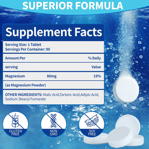 MG แท็บเล็ตไฮโดรเจนที่มีอิเล็กโทรไลท์แมกนีเซียมแท็บเล็ตไฮโดรเจนโมเลกุล H2tab H2ที่เติมไฮโดรเจน - Product Image 2