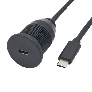 Type C Male To Female Waterproof <b>Cable</b> 1M 2M PVC Automotive Car Data Extension With Braid Shielding - Product Image 4