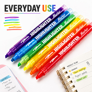 ปากกาเน้นข้อความพรีเมียม <span class=keywords><strong>FOX</strong></span> FEEL <span class=keywords><strong>FX</strong></span>.8019 หัวเฉียง 12 สี สีสันสดใส แห้งเร็ว เขียนลื่น เน้นข้อความสำคัญได้ง่าย - Product Image 1