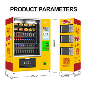 Máy bán thức ăn ấm với lò vi sóng Máy bán hàng tự động TCN tự động với thang máy - Product Image 4