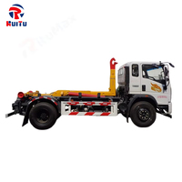 Meilleur prix pour un camion compact diesel 4x2 avec benne à grue pour la gestion des déchets de construction urbaine et les services de nettoyage de chantier