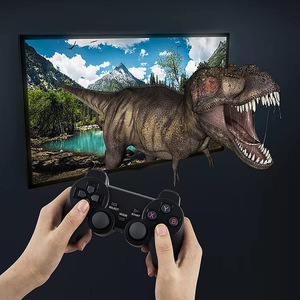 M8 2.4G คอนโทรลเลอร์เกมไร้สายการสั่นสะเทือนแบบคู่สำหรับสมาร์ททีวีสองผู้เล่นคอนโซลในบ้านจอยสติ๊กคู่ - Product Image 3