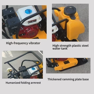 Ağır beton actor ktör titreşim makinesi kurbağa Rammer makinesi toprak actor ktör titreşimli plaka kompaktörü - Product Image 5