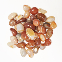 Perles d'agate colorées pour la fabrication de bijoux à bricoler soi-même et la décoration de jardin Pierre d'agent colorée unique vente en gros