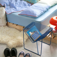 Table basse en métal de haute qualité pour salon, fabriquée directement par le fabricant, avec porte-revues