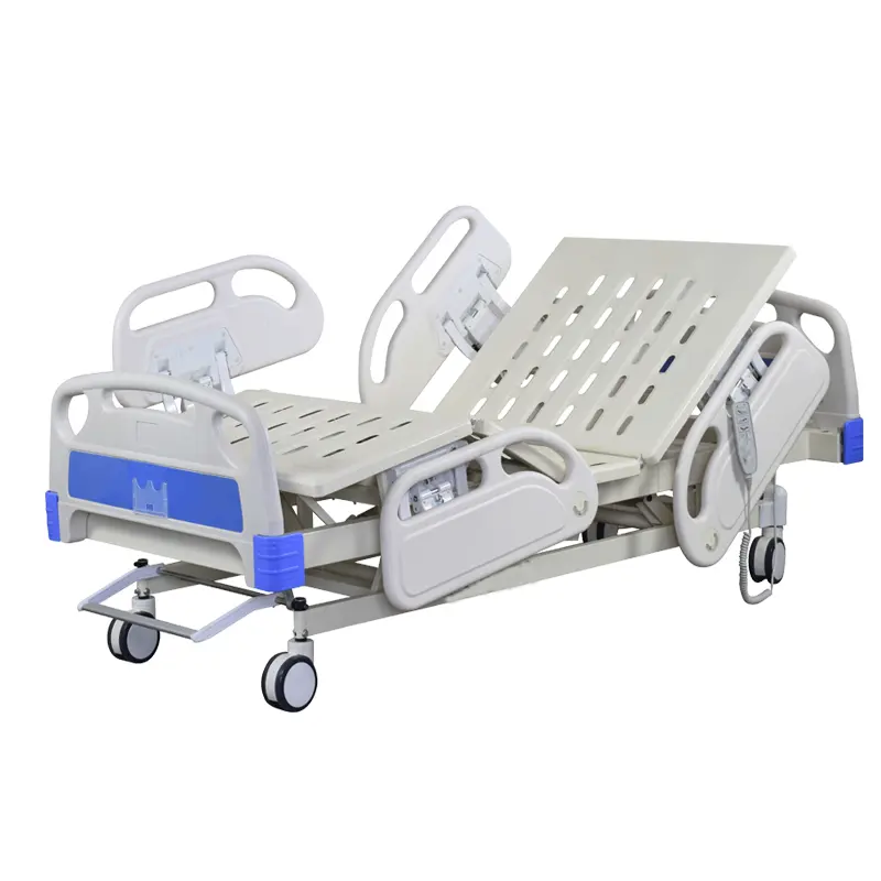 एबीएस पक्ष रेल सस्ते चिकित्सा पोर्टेबल 5 समारोह आईसीयू बिजली अस्पताल के बिस्तर