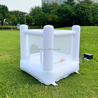 Usine en gros usage domestique oxford enfant en bas âge mini maison de rebond château blanc gonflable pour les enfants amusants