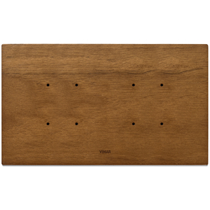 Vimar 5MBS <b>Plate</b> 24.8x14.1cm Italian Walnut Wall <b>Switch</b> Cover - Product Image 1