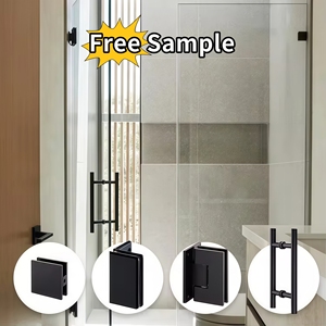 Cerniera porta doccia <span class=keywords><strong>in</strong></span> <span class=keywords><strong>ferro</strong></span> resistente alla corrosione Design moderno <span class=keywords><strong>per</strong></span> uso bagno - Product Image 4