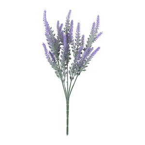 Un bouquet de <span class=keywords><strong>fleurs</strong></span> artificielles en plastique de lavande de Provence, style fleur, décoration de mariage chinoise, décoration de la maison, décoration de table de Noël - Product Image 6