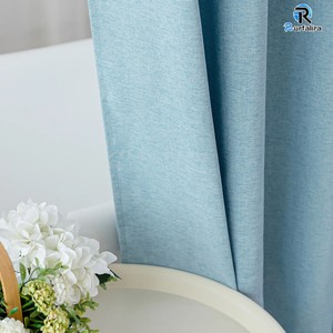 <span class=keywords><strong>Rideau</strong></span> <span class=keywords><strong>de</strong></span> <span class=keywords><strong>douche</strong></span> bleu clair en faux lin 160 GSM en polyester cationique, résistant et hydrofuge pour une décoration <span class=keywords><strong>de</strong></span> salle <span class=keywords><strong>de</strong></span> bain minimaliste - Product Image 5
